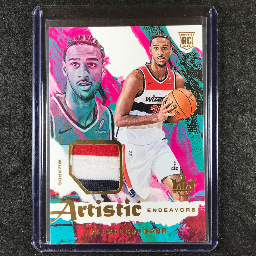 2024-25 Court Kings ALEXANDRE SARR Artistic Endevours Rookie Patch Relic #ALX