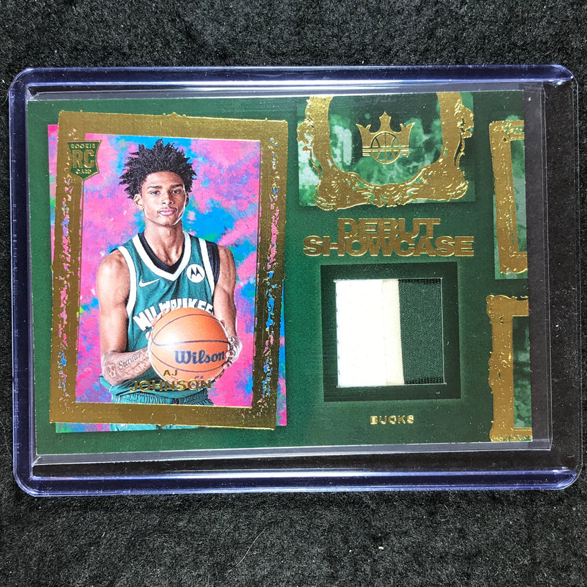 2024-25 Court Kings AJ JOHNSON Debut Showcase Rookie Patch Relic #AJJ