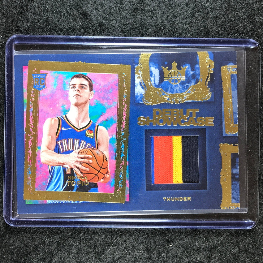 2024-25 Court Kings NIKOLA TOPIC Debut Showcase Rookie Patch Relic #NKT