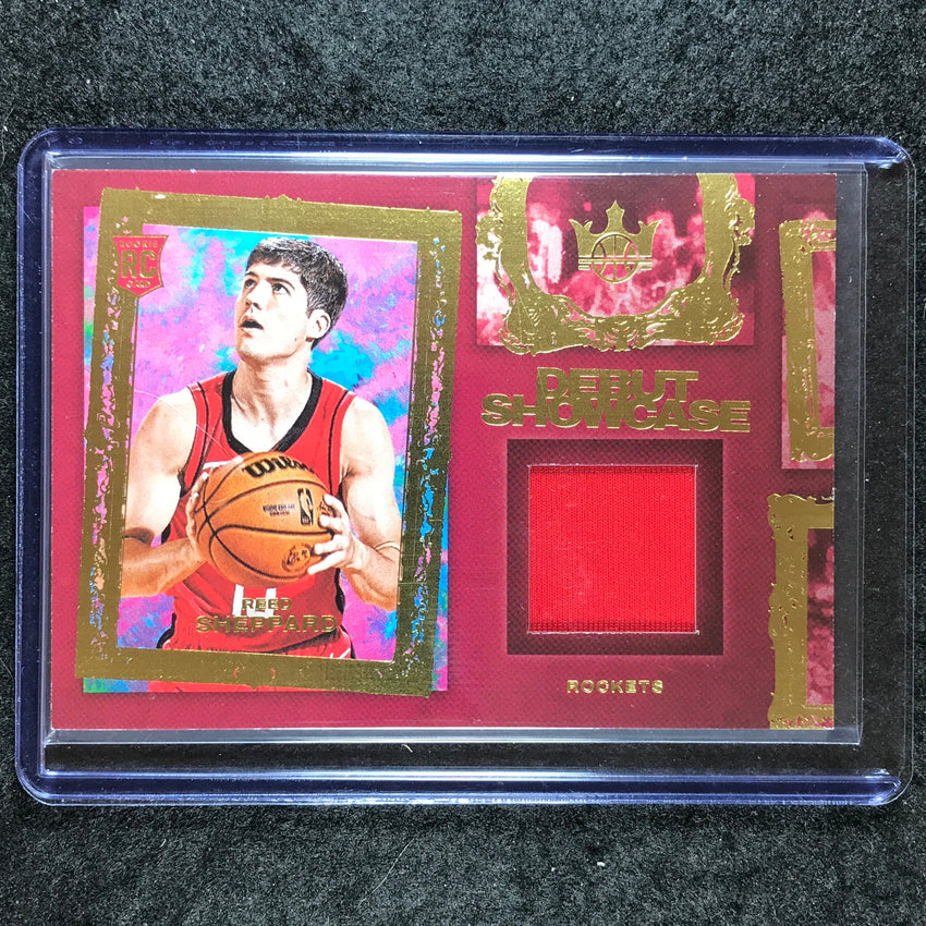 2024-25 Court Kings REED SHEPPARD Debut Showcase Rookie Jersey Relic #RDS