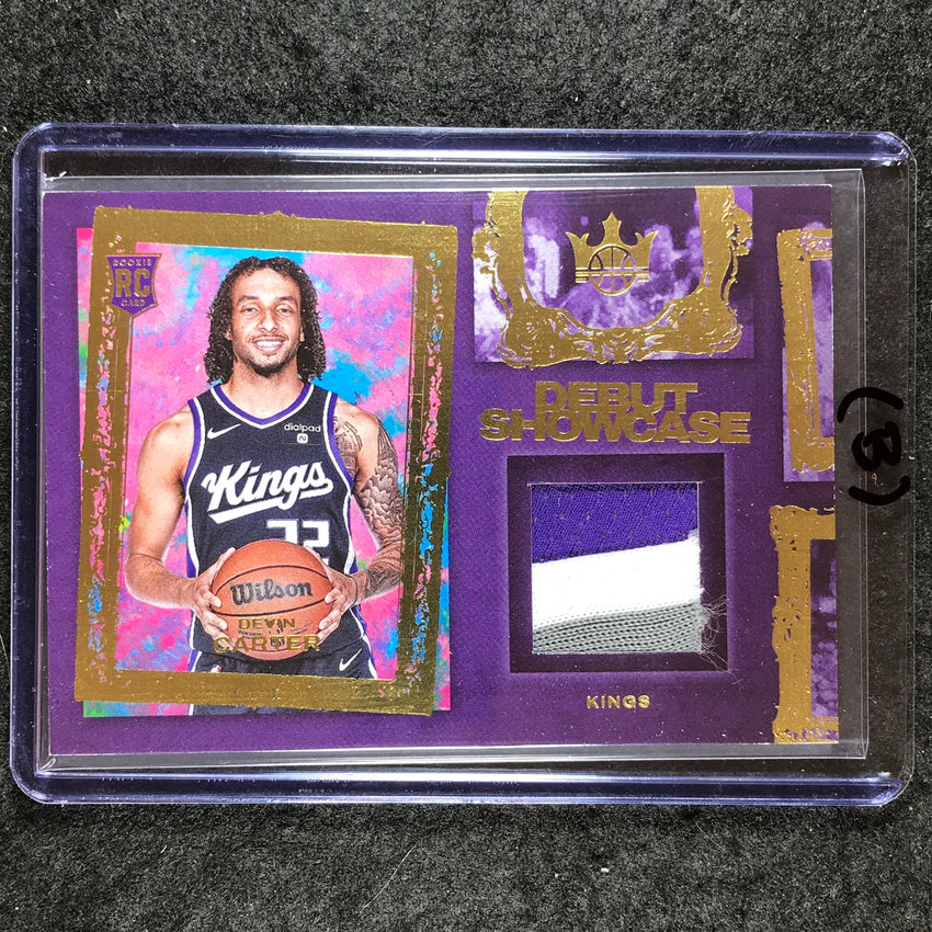 2024-25 Court Kings DEVIN CARTER Debut Showcase Rookie Patch Relic #DVC (B)