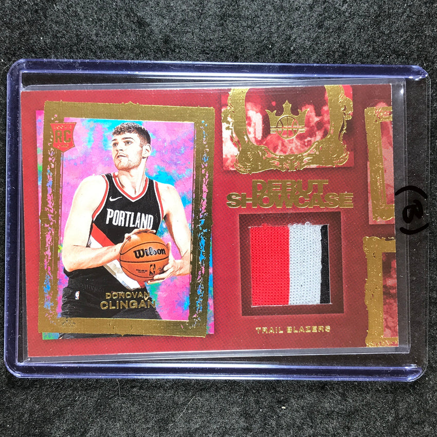 2024-25 Court Kings DONOVAN CLINGAN Debut Showcase Rookie Patch Relic #DNV (B)