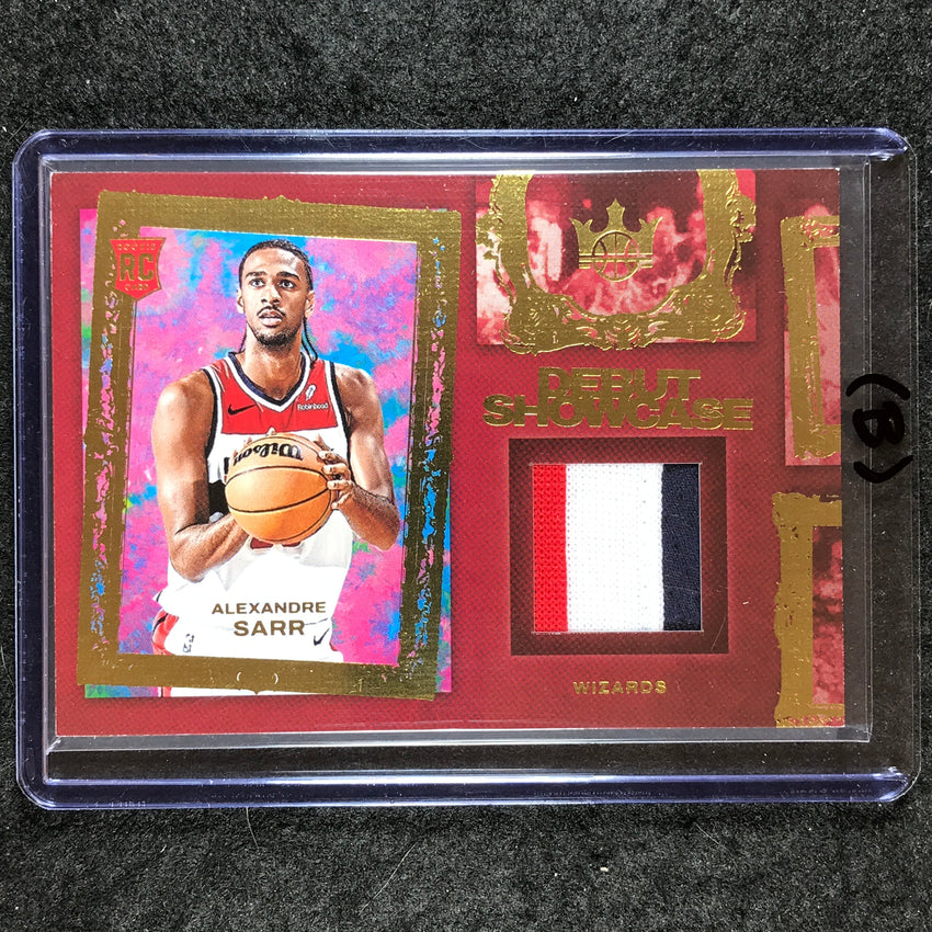 2024-25 Court Kings ALEXANDRE SARR Debut Showcase Rookie Patch Relic #ALX (B)