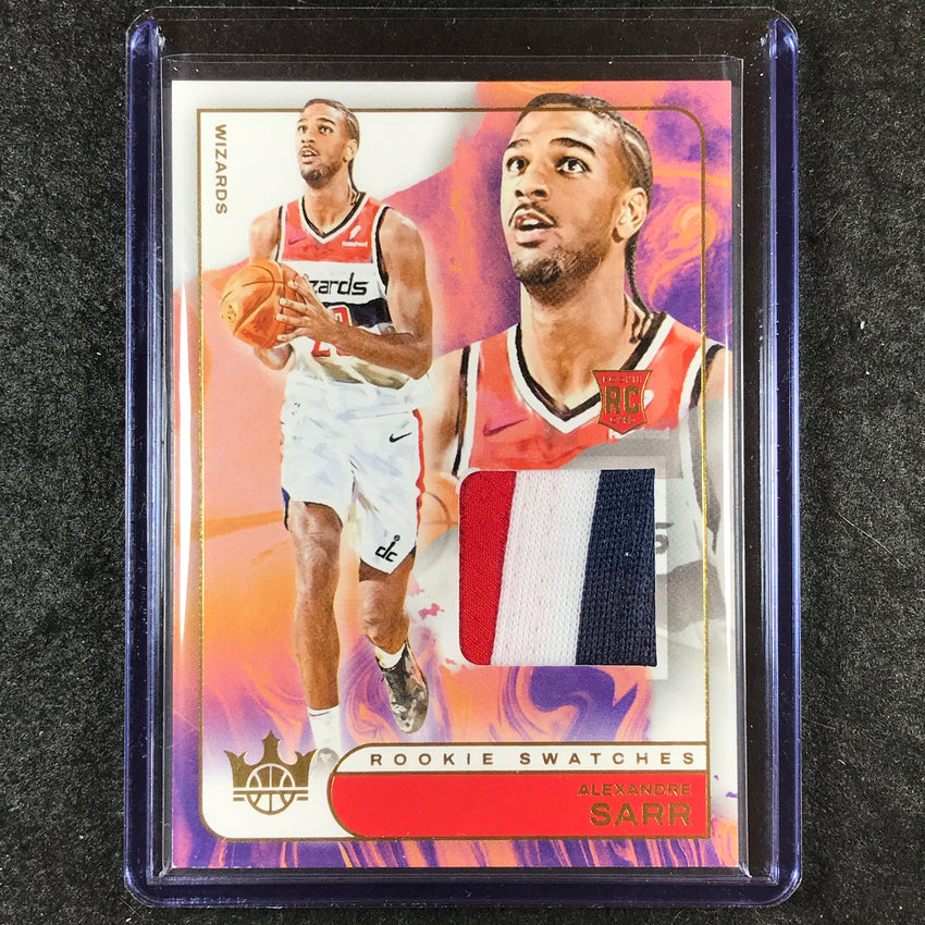 2024-25 Court Kings ALEXANDRE SARR Rookie Swatches Patch Relic #AXS