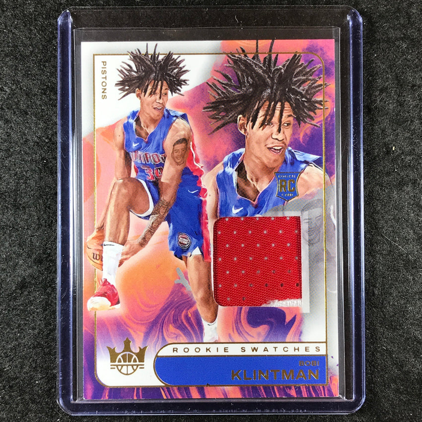 2024-25 Court Kings BOBI KLINTMAN Rookie Swatches Patch Relic #BBK