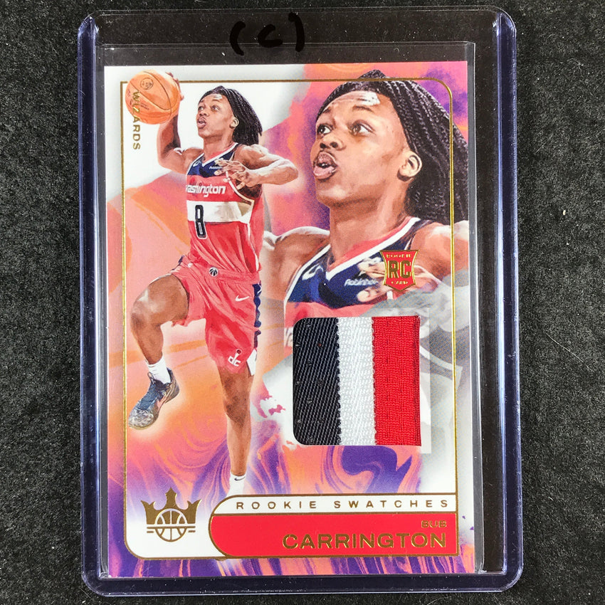 2024-25 Court Kings BUB CARRINGTON Rookie Swatches Patch Relic #BCG (C)