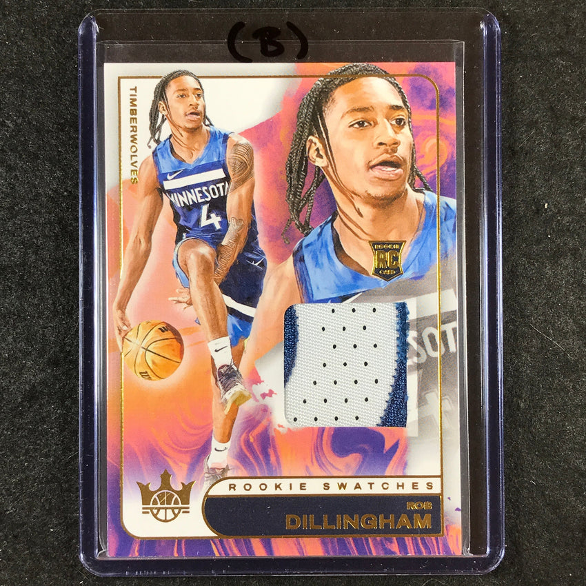 2024-25 Court Kings ROB DILLINGHAM Rookie Swatches Patch Relic #RBD (B)