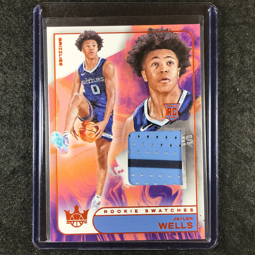 2024-25 Court Kings JAYLEN WELLS Rookie Swatches Patch Relic Amber 14/49