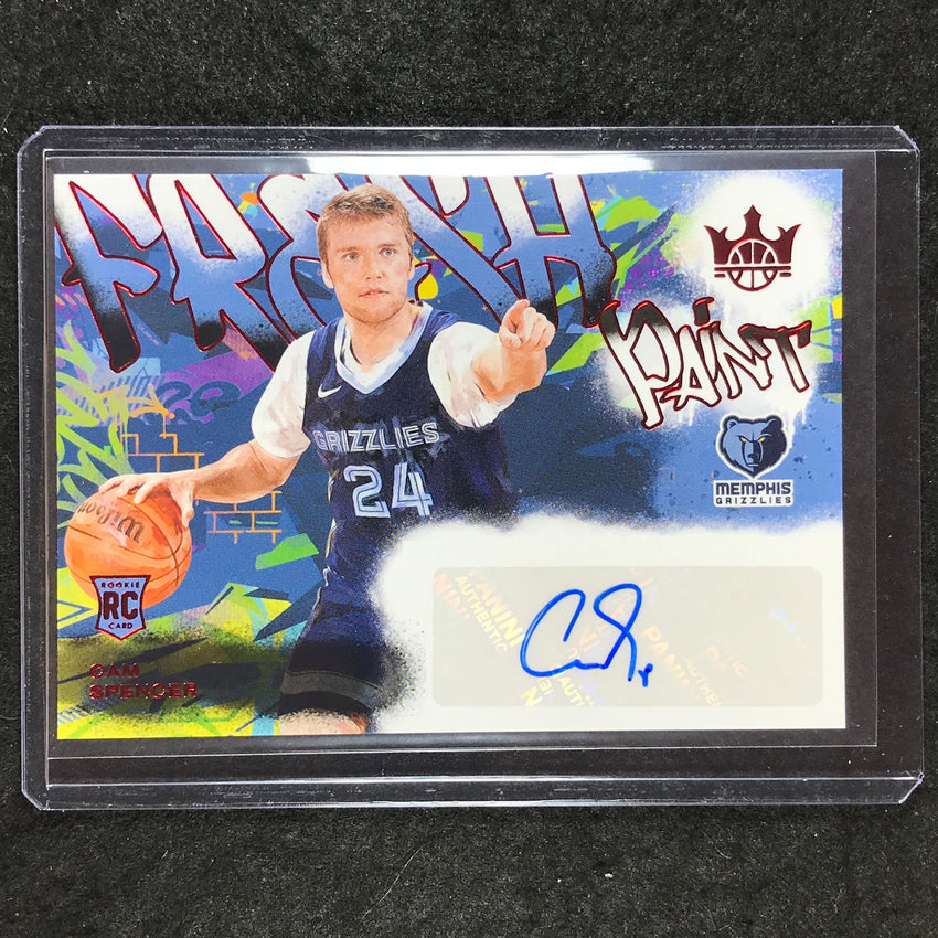 2024-25 Court Kings CAM SPENCER Fresh Paint Rookie Auto Ruby 91/99