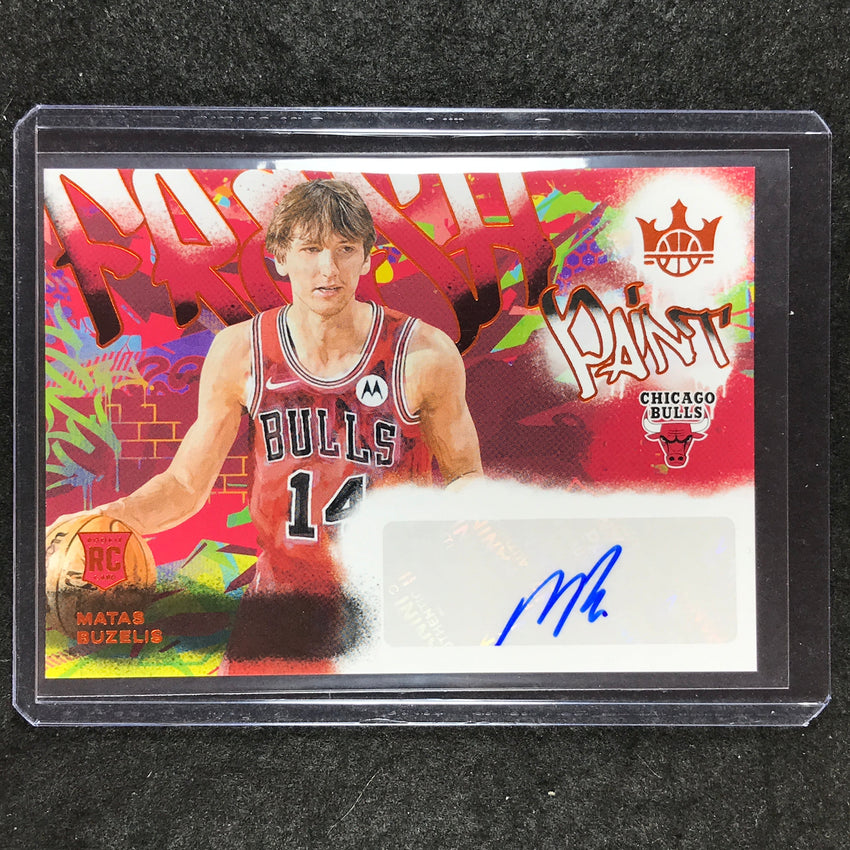 2024-25 Court Kings MATAS BUZELIS Fresh Paint Rookie Auto Amber 40/75