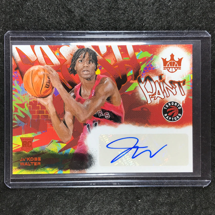 2024-25 Court Kings JA'KOBE WALTER Fresh Paint Rookie Auto Amber 4/75