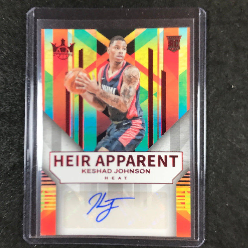 2024-25 Court Kings KESHAD JOHNSON Heir Apparent Rookie Auto Ruby 28/99