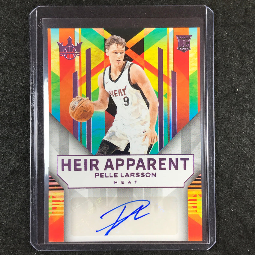 2024-25 Court Kings PELLE LARSSON Heir Apparent Rookie Auto Violet 34/49