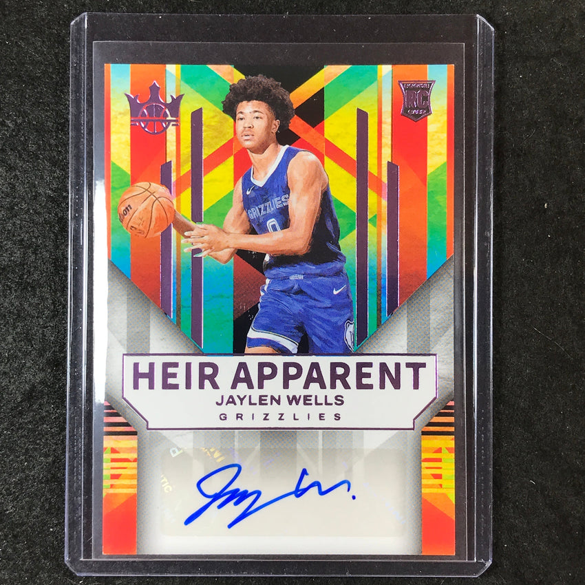 2024-25 Court Kings JAYLEN WELLS Heir Apparent Rookie Auto Violet 6/49