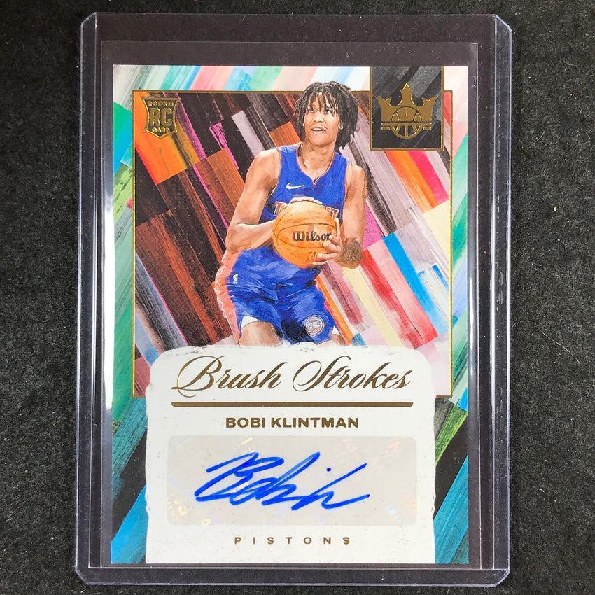 2024-25 Court Kings BOBI KLINTMAN Brush Strokes Rookie Auto Base 45/99