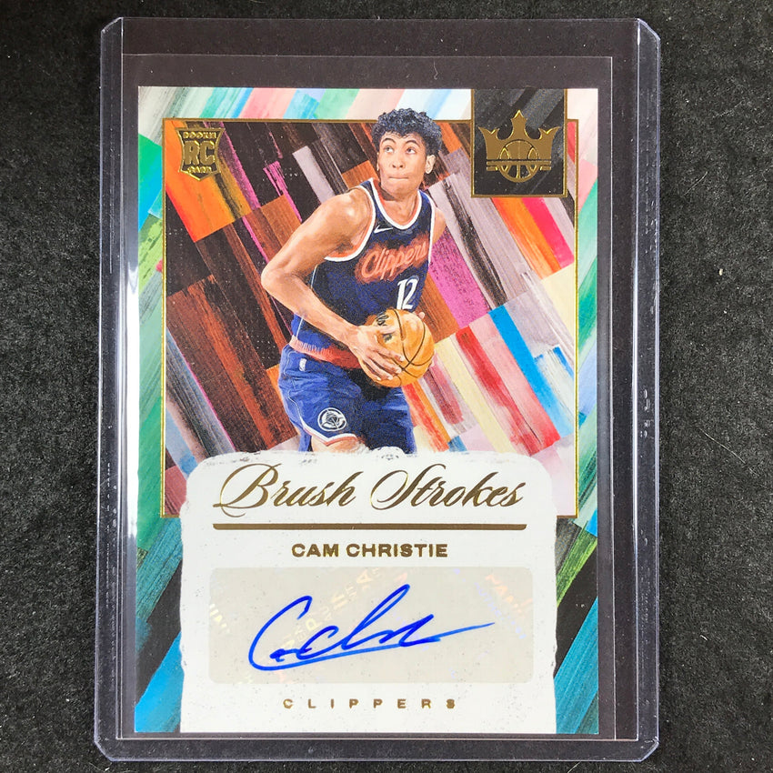 2024-25 Court Kings CAM CHRISTIE Brush Strokes Rookie Auto Base 45/99