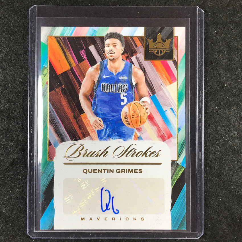 2024-25 Court Kings QUENTIN GRIMES Brush Strokes Auto Base 23/99