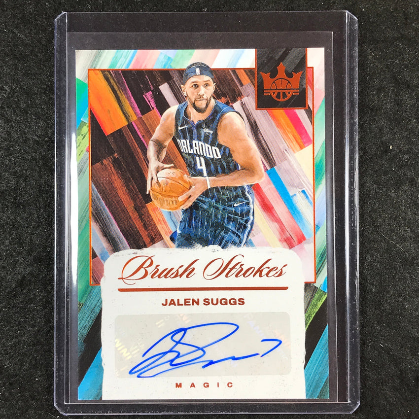 2024-25 Court Kings JALEN SUGGS Brush Strokes Auto Amber 3/49