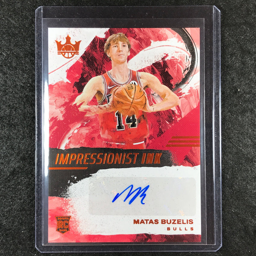 2024-25 Court Kings MATAS BUZELIS Impressionist Ink Rookie Auto Amber 41/49