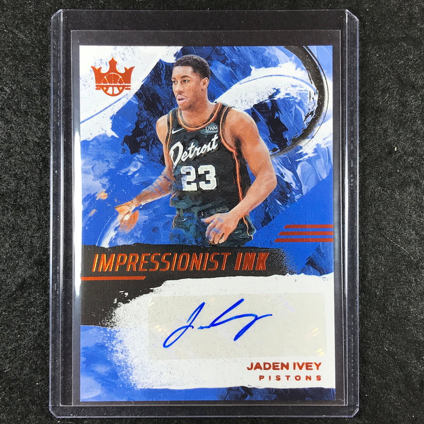 2024-25 Court Kings JADEN IVEY Impressionist Ink Auto Amber 11/49