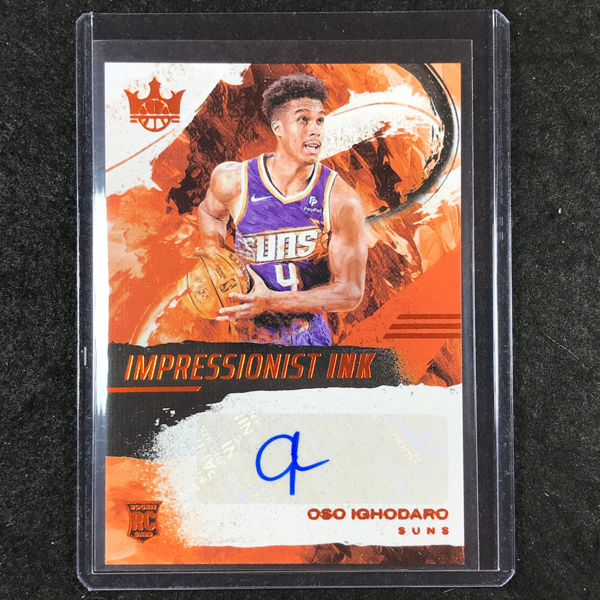 2024-25 Court Kings OSO IGHODARO Impressionist Ink Rookie Auto Amber 45/49
