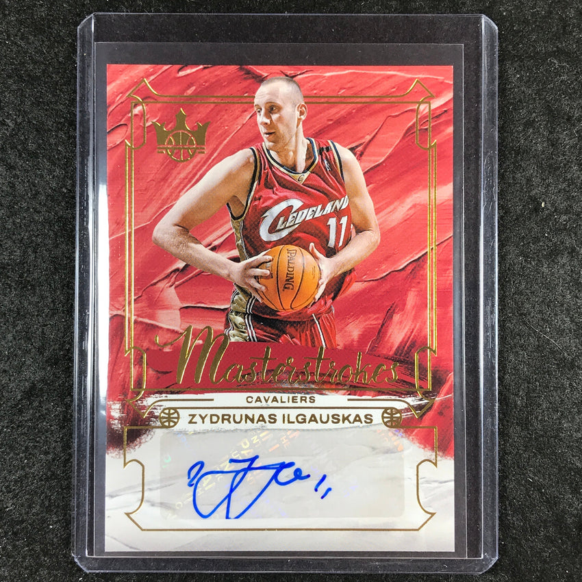 2024-25 Court Kings ZYDRUNAS ILGAUSKAS Masterstrokes Auto Base 18/99