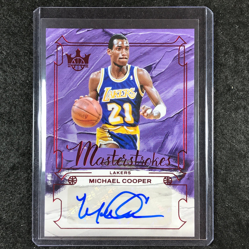2024-25 Court Kings MICHAEL COOPER Masterstrokes Auto Ruby 35/75