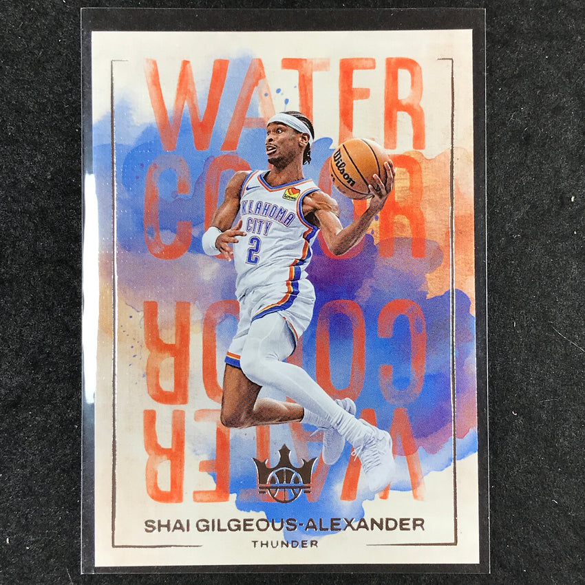 2024-25 Court Kings SHAI GILGEOUS-ALEXANDER Water Color Base #3