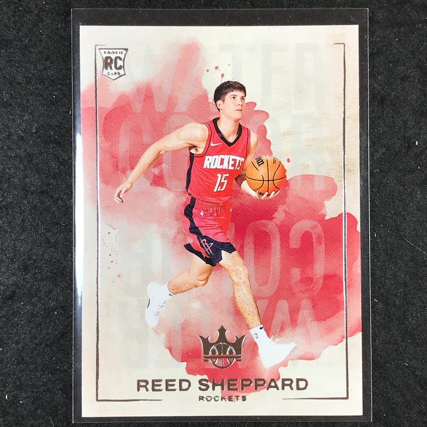 2024-25 Court Kings REED SHEPPARD Water Color Rookie Base #15