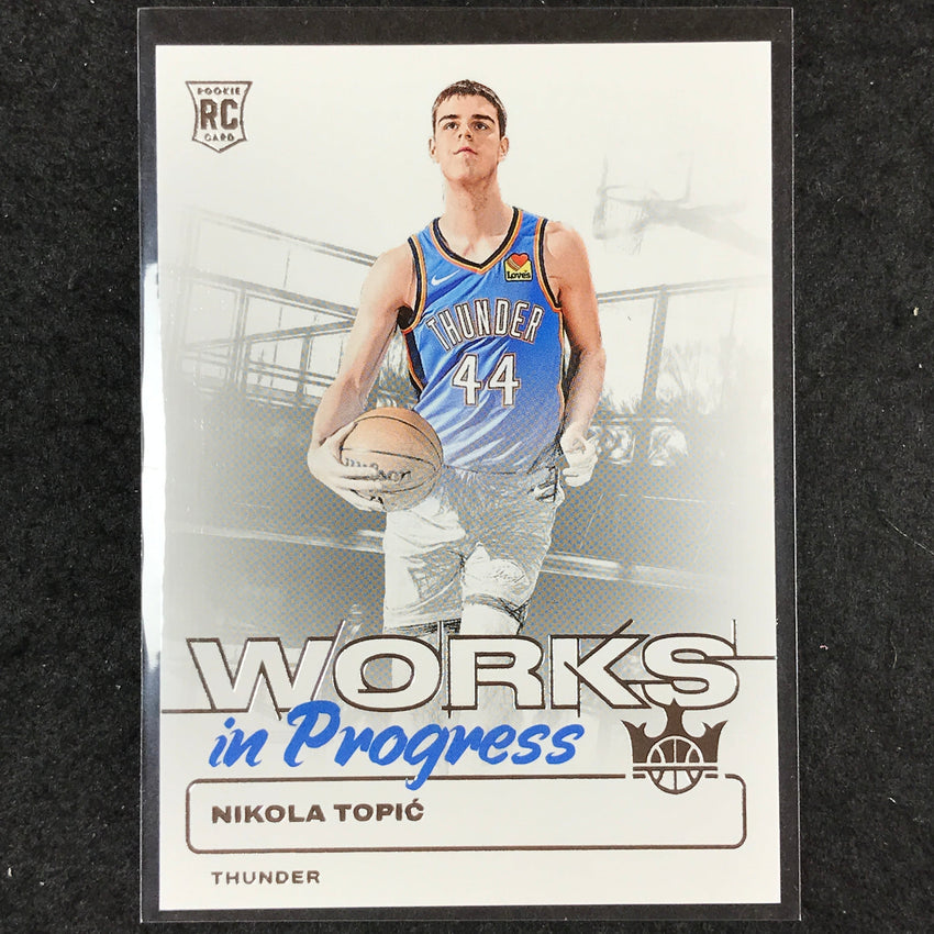 2024-25 Court Kings NIKOLA TOPIC Works In Progress Rookie Base #16