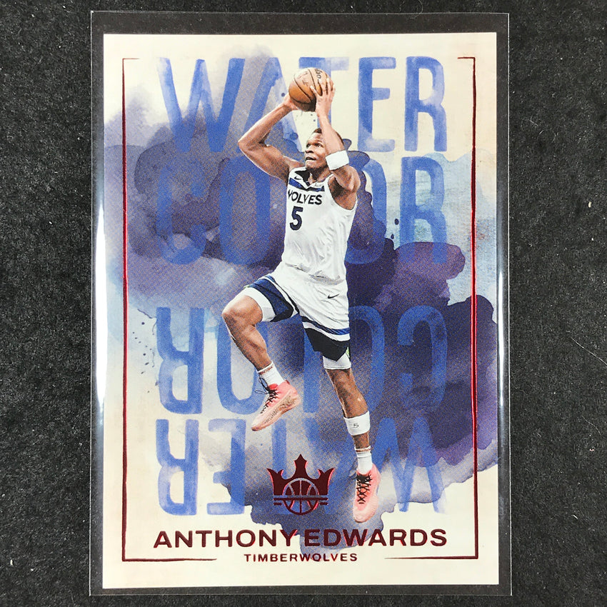 2024-25 Court Kings ANTHONY EDWARDS Water Color Ruby 53/149 #4
