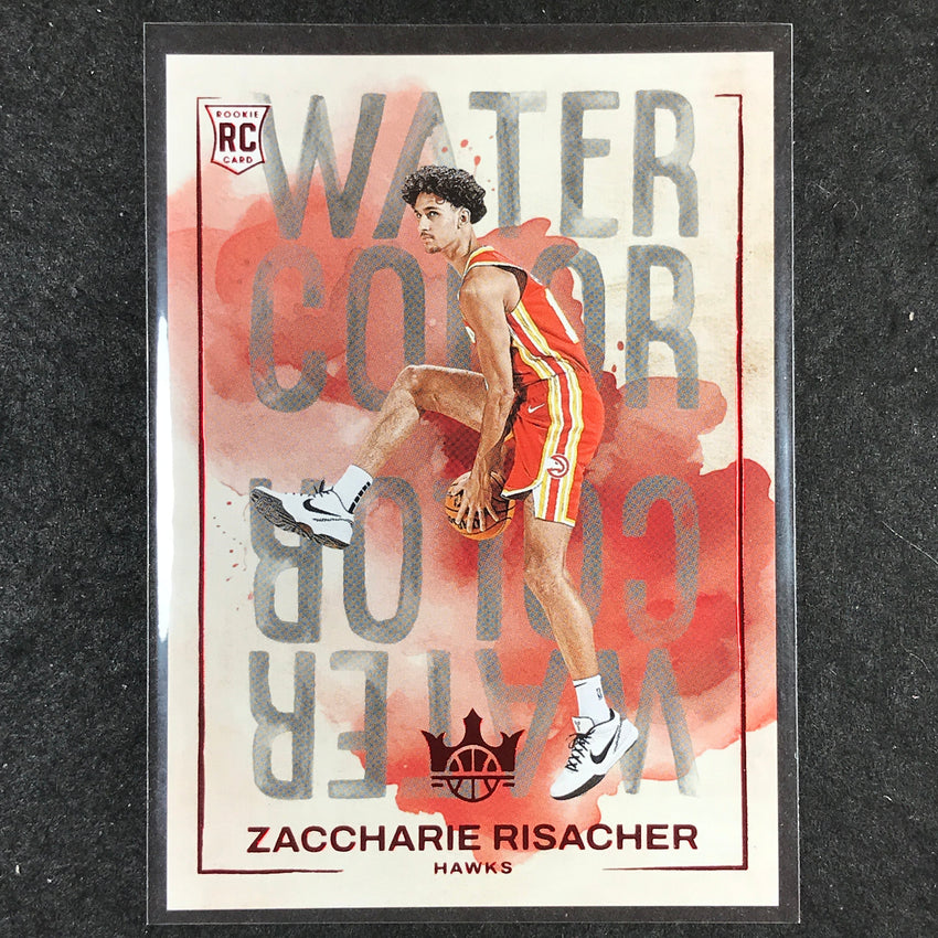 2024-25 Court Kings ZACCHARIE RISACHER Water Color Rookie Ruby 84/149 #13