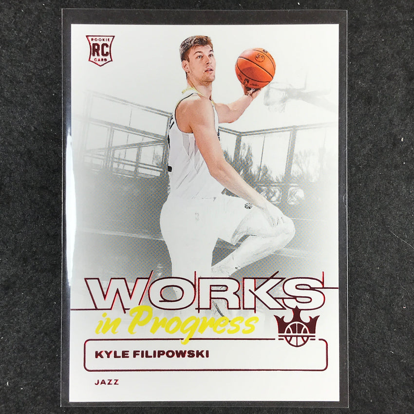 2024-25 Court Kings KYLE FILIPOWSKI Works In Progress Rookie Ruby 104/149 #27