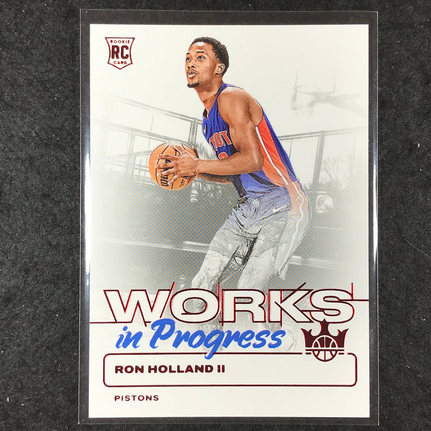 2024-25 Court Kings RON HOLLAND II Works In Progress Rookie Ruby 120/149 #28