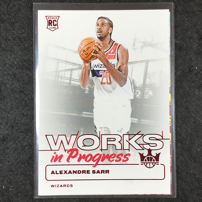 2024-25 Court Kings ALEXANDRE SARR Works In Progress Rookie Ruby 16/149 #29