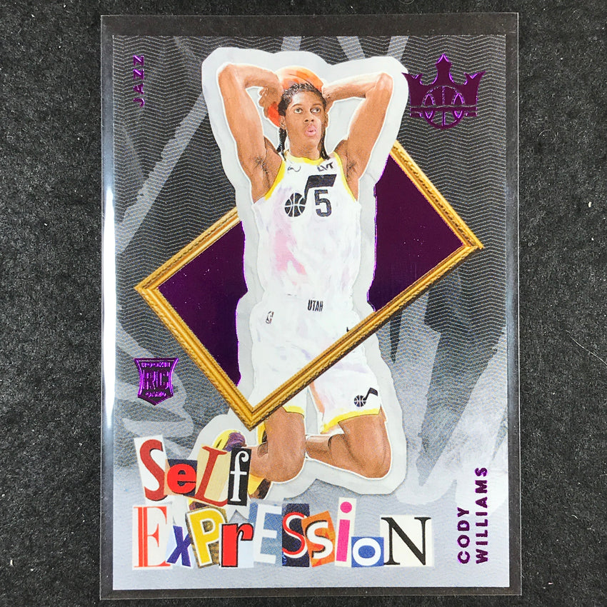 2024-25 Court Kings CODY WILLIAMS Self Expression Rookie Pink 63/99 #15