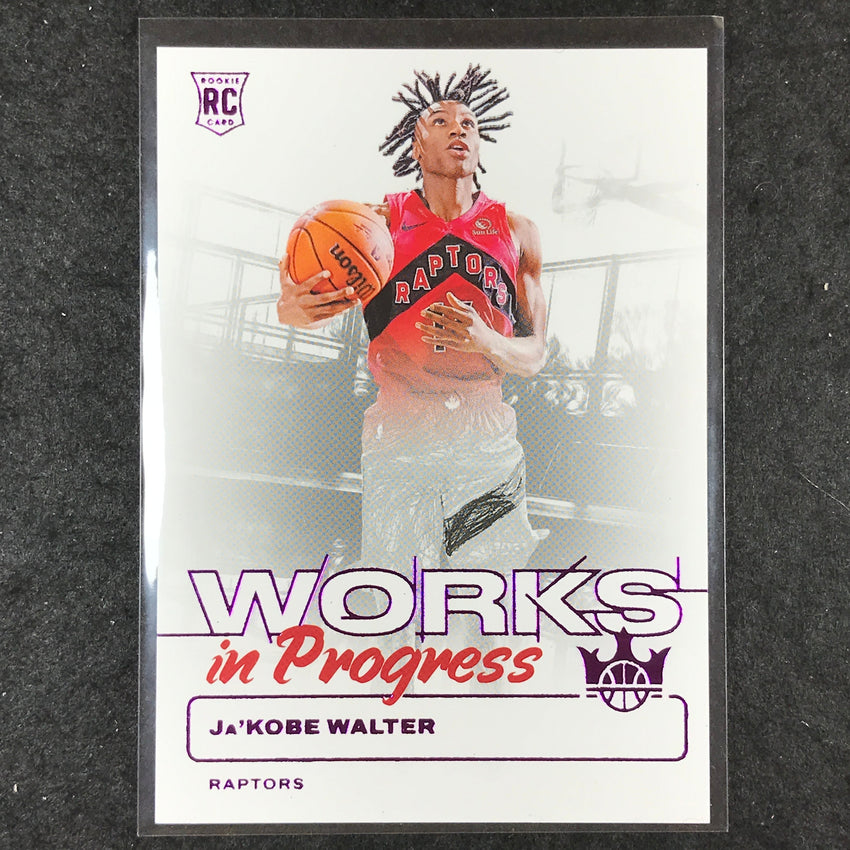 2024-25 Court Kings JA'KOBE WALTER Works In Progress Rookie Pink 11/99 #6