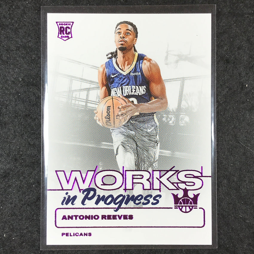 2024-25 Court Kings ANTONIO REEVES Works In Progress Rookie Pink 29/99 #24