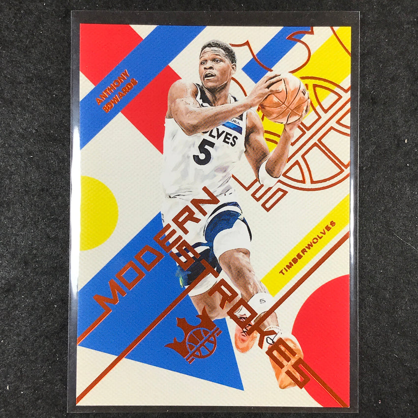 2024-25 Court Kings ANTHONY EDWARDS Modern Strokes Amber 75/99 #9