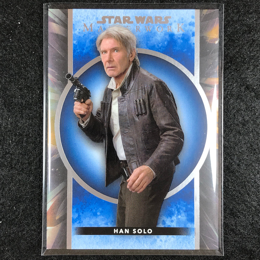 2022 Star Wars Masterwork HAN SOLO Base Blue #29