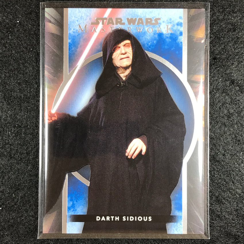 2022 Star Wars Masterwork DARTH SIDIOUS Base Blue #58