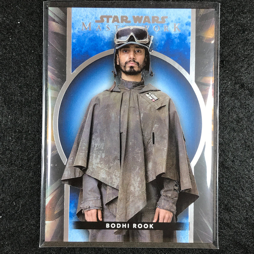2022 Star Wars Masterwork BODHI ROOK Base Blue #97