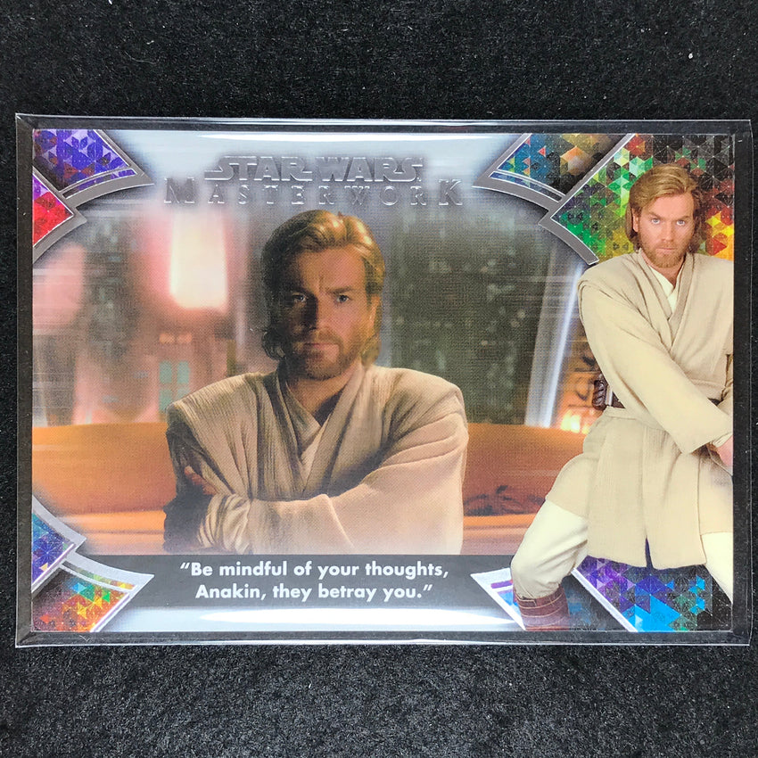 2022 Star Wars Masterwork BE MINDFUL OF YOUR THOUGHTS Quotes of Obi-Wan #7