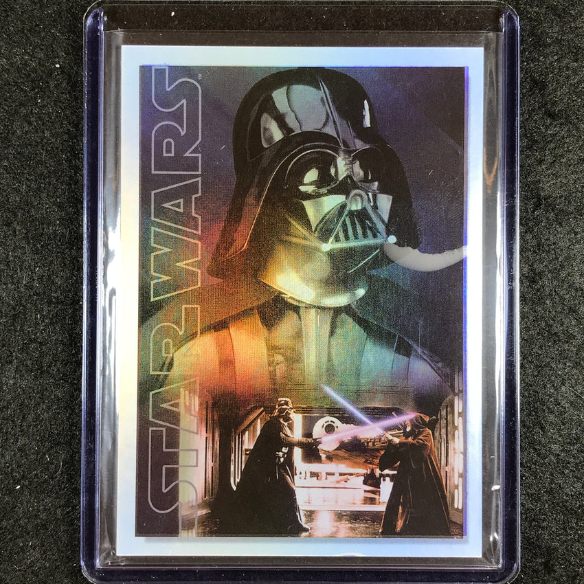 2022 Star Wars Masterwork DARTH VADER Trilogy Posters Rainbow Foil 237/299