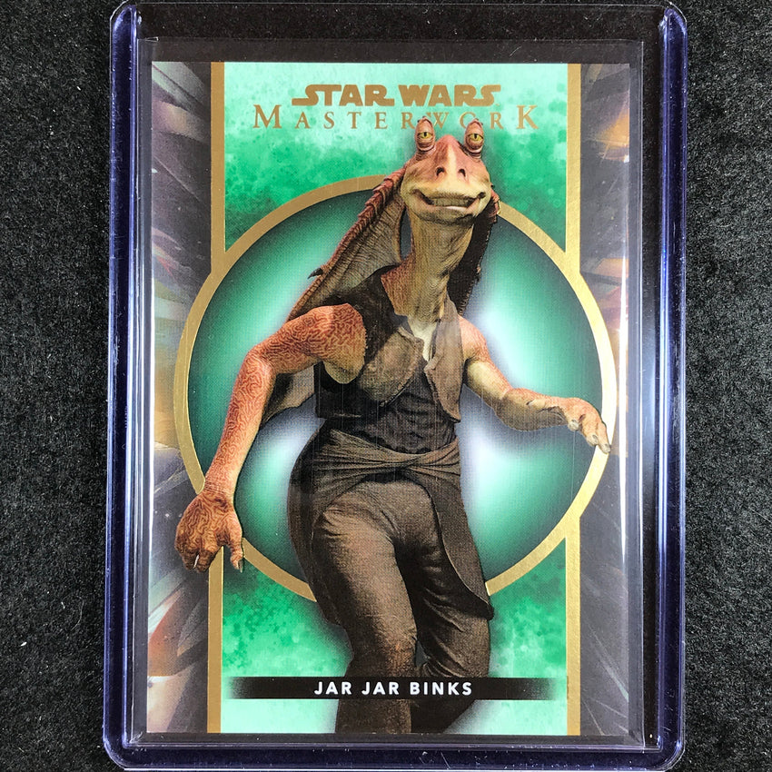 2022 Star Wars Masterwork JAR JAR BINKS Base Green 8/99