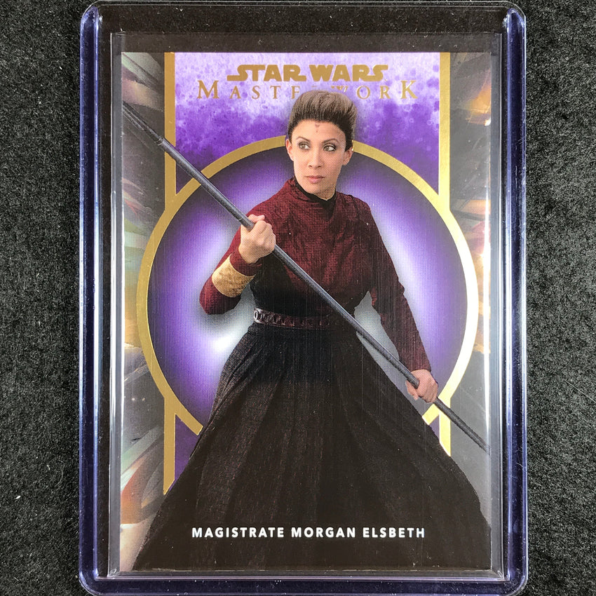 2022 Star Wars Masterwork MAGISTRATE MORGAN ELSBETH Base Purple 10/50