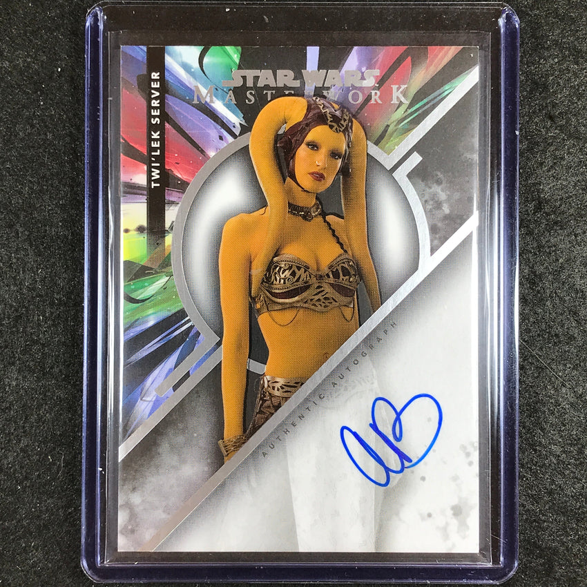 2022 Star Wars Masterwork ANDREA BARTLOW AS TWILEK SERVER Autographs Base No. ABA
