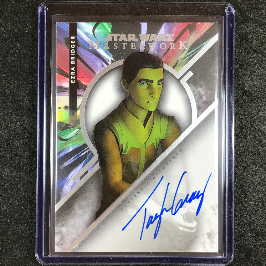 2022 Star Wars Masterwork TAYLOR GRAY AS EZRA BRIDGER Autographs Base No. TG