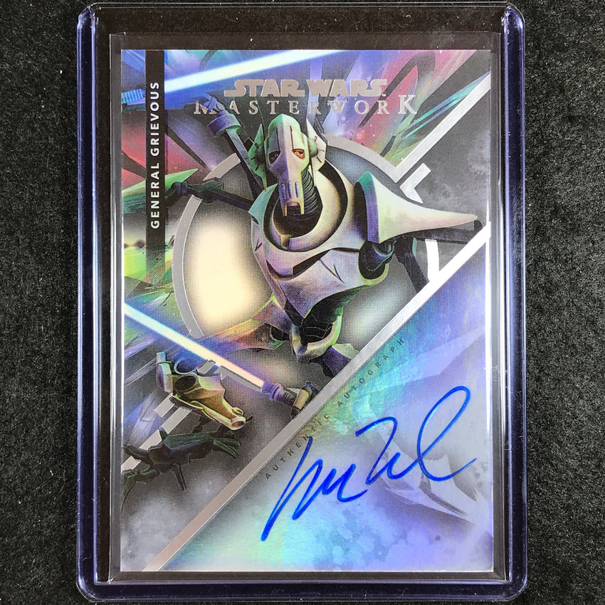 2022 Star Wars Masterwork MATTHEW WOOD AS GENERAL GRIEVOUS Autographs Foil 36/50