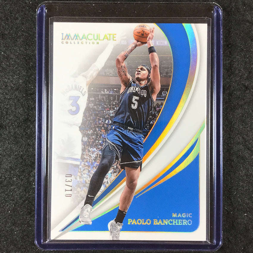 2023-24 Immaculate PAOLO BANCHERO Base Action Gold 3/10 #56